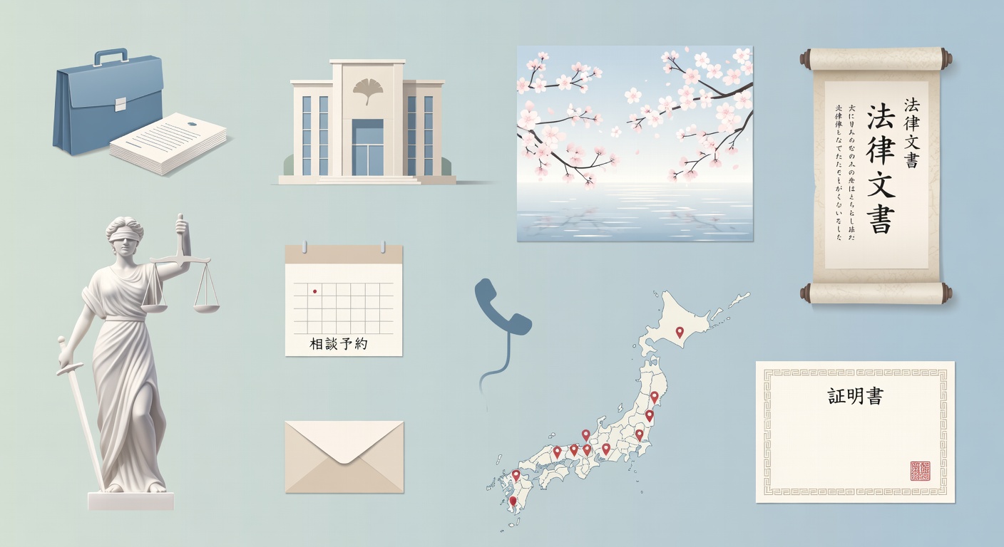 日本地図と国際ネットワーク